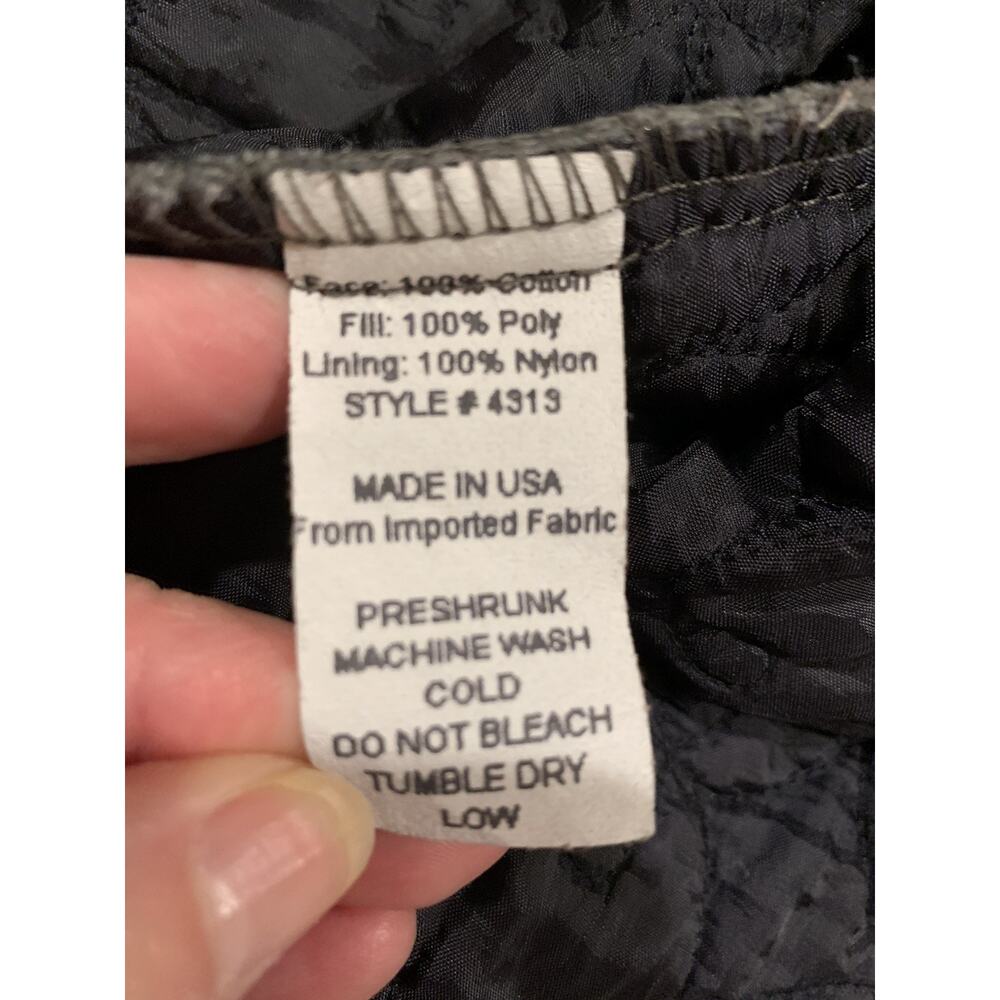Habitat Micro Corduroy Quilted Vest Jacket Women's Size M Gray USA - Picture 8 of 8